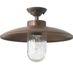 Elegante Kupfer-Deckenleuchte fĂŒr AuĂen Nabucco 185