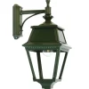Elegante Wandlaterne Avenue 2 aus Messing oder Aluminium
