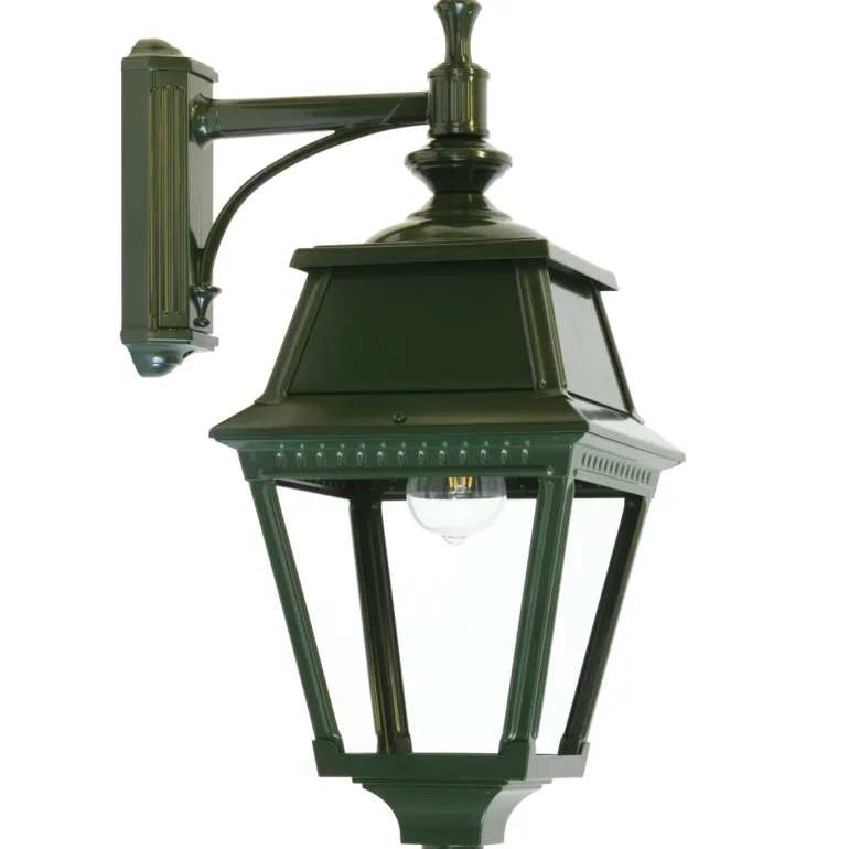 Elegante Wandlaterne Avenue 2 aus Messing oder Aluminium