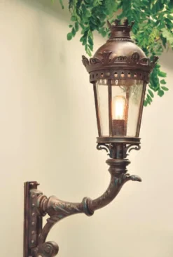 Empire Wandleuchte aus Schmiedeeisen WL 3558