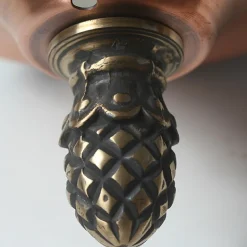 Empirestil-Wandleuchte aus Kupfer Louvre