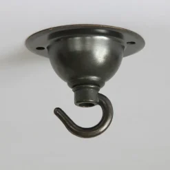 Englische Pyramidenstumpf-Hängelaterne aus Messing 7635/M