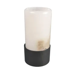 Exklusive Wandlaterne mit Alabaster Kerze Noblesse
