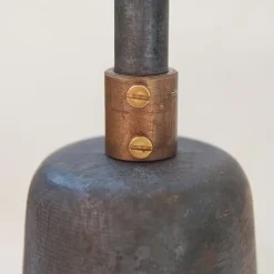 Fabrikleuchte in Kupfer-Patina: Wandleuchte Berlin W130 mit Glas