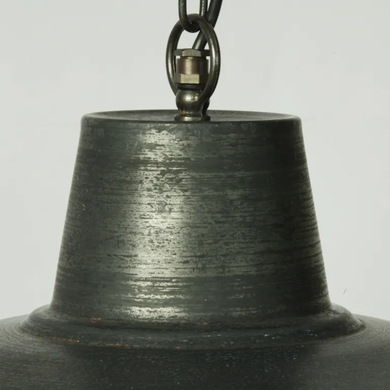 Fabrikschirmleuchte N° 777K für außen aus Messing (Ø 46 cm)
