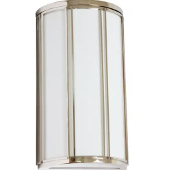 Flache Art déco-Wandleuchte SA 2 aus Messing