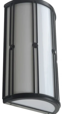 Flache Art déco-Wandleuchte SA 2 aus Messing