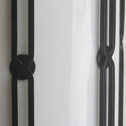 Flache Art déco-Wandleuchte SA 2 aus Messing
