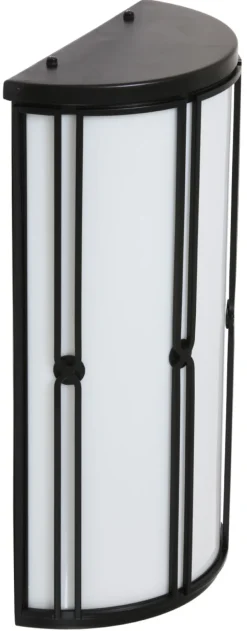 Flache Art déco-Wandleuchte SA 2 aus Messing