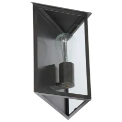 Flache bayerische Messing-Wandleuchte Donauwörth