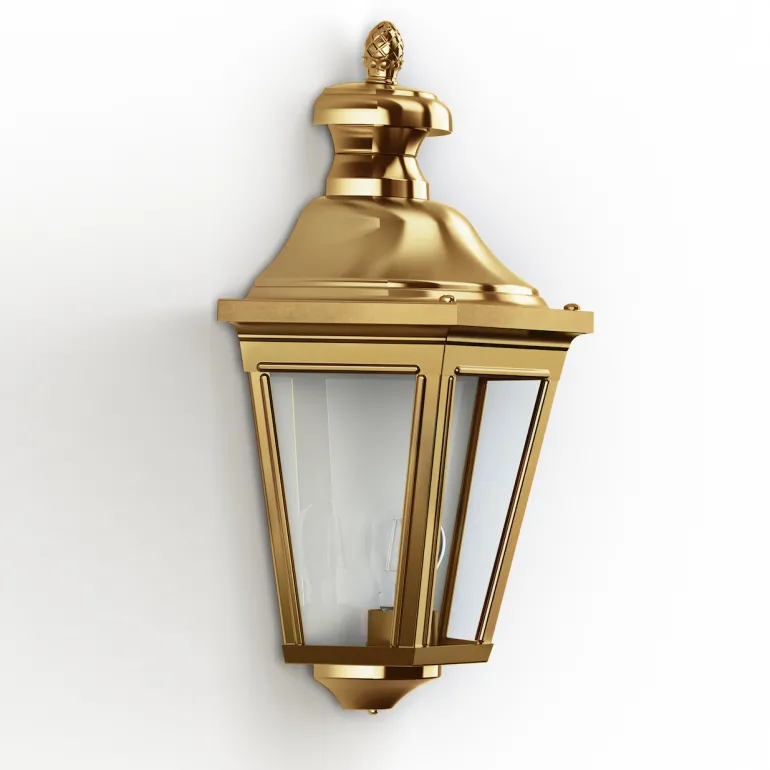 Flache französische Wandleuchte Louis XIII