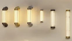 Flache Glasstäbchen-Wandleuchte