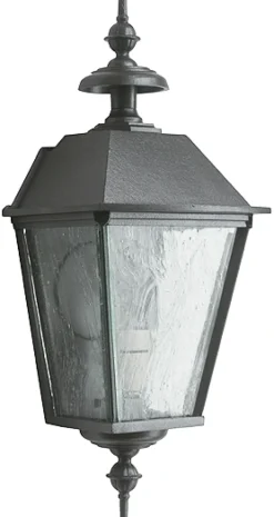 Flache Halblaterne mit schlichtem Dach 50S TL