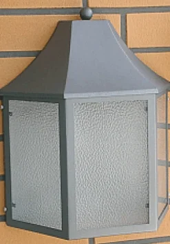 Flache Wandlaterne aus Edelstahl A 28