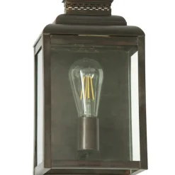 Flache Wandlaterne aus Messing oder Zink Kensington MM