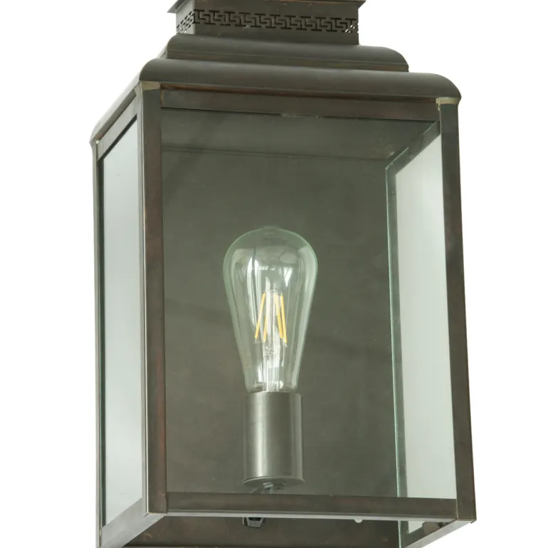 Flache Wandleuchte aus Messing oder Zink Kensington GM
