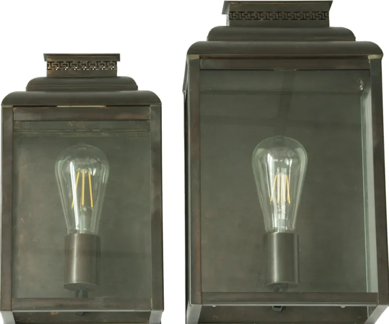 Flache Wandleuchte aus Messing oder Zink Kensington GM