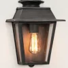 Flache Wandleuchte aus Schmiedeeisen WL 3659