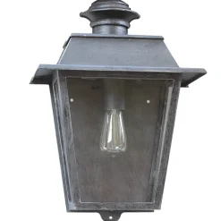 Flache Wandleuchte aus Schmiedeeisen WL 3612