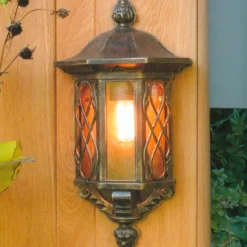 Flache Wandleuchte aus Schmiedeeisen WL 3446.3474