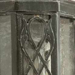 Flache Wandleuchte aus Schmiedeeisen WL 3446.3474