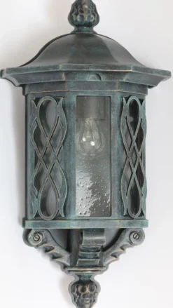 Flache Wandleuchte aus Schmiedeeisen WL 3446.3474