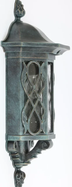 Flache Wandleuchte aus Schmiedeeisen WL 3446.3474