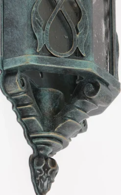 Flache Wandleuchte aus Schmiedeeisen WL 3446.3474