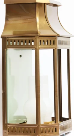 Flache Wandleuchte Louis Philippe 2: Halblaterne