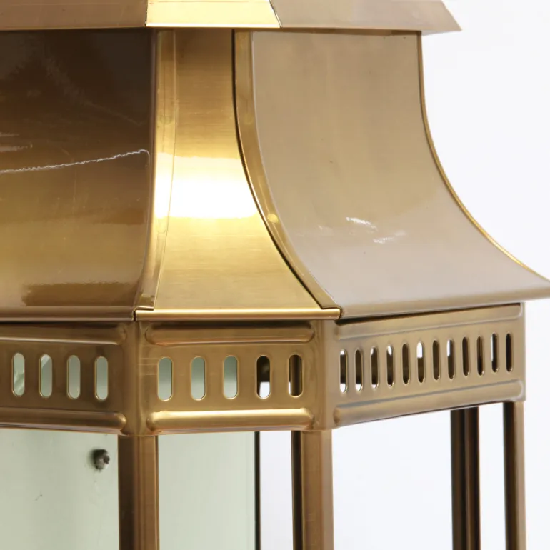 Flache Wandleuchte Louis Philippe 2: Halblaterne