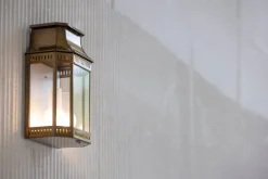 Flache Wandleuchte Louis Philippe 2: Halblaterne