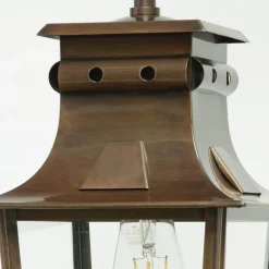 Französische Wandlaterne mit Messing-Wandarm Megève