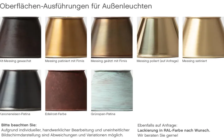 Garten- und Wegeleuchte aus Messing und Akazienholz Les Plessis