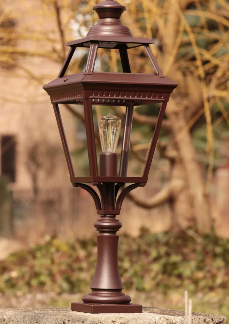 Gartenlaterne aus Aluminium oder Messing Place des Vosges 3