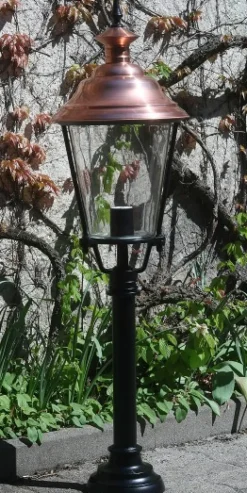 Gartenleuchte Elba mit niederrheinischer Laterne 41CU