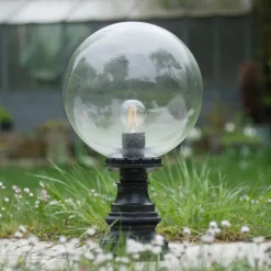 Gartenleuchte mit Echtglas-Kugel CYPR TL 250
