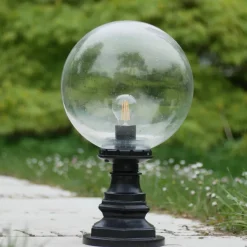 Gartenleuchte mit Echtglas-Kugel CYPR TL 250