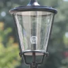 Gartenleuchte mit Glasmantellaterne Elba 43