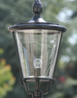 Gartenleuchte mit Glasmantellaterne Elba 43