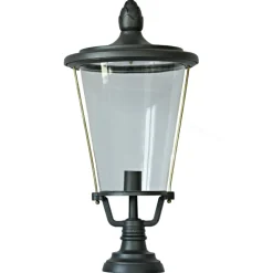 Gartenleuchte mit Glasmantellaterne Elba 43