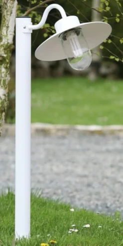 Gartenleuchte mit Schirm und Zylinderglas Belcour