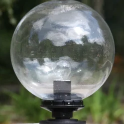 Glaskugel-Leuchte Terra lumi LD 250 mit rundem Sockel
