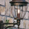 Glasmantel-Laterne aus Schmiedeeisen WL 3449