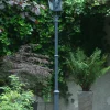 Grauguss-Mastleuchte mit Schinkelleuchte A 58 MZ 180 S