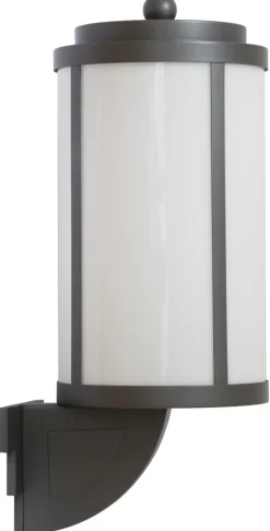 Große Art déco-Außenleuchte mit Zylinderglas S 4-1
