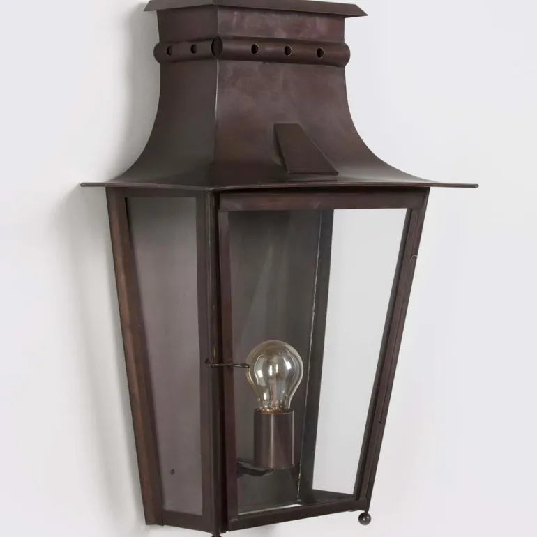 Große Biedermeier-Halblaterne Megève TGM