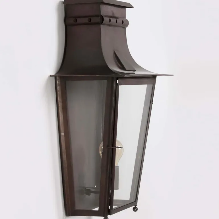 Große Biedermeier-Halblaterne Megève TGM
