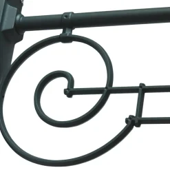 Große historische Wandleuchte mit Glaskugel