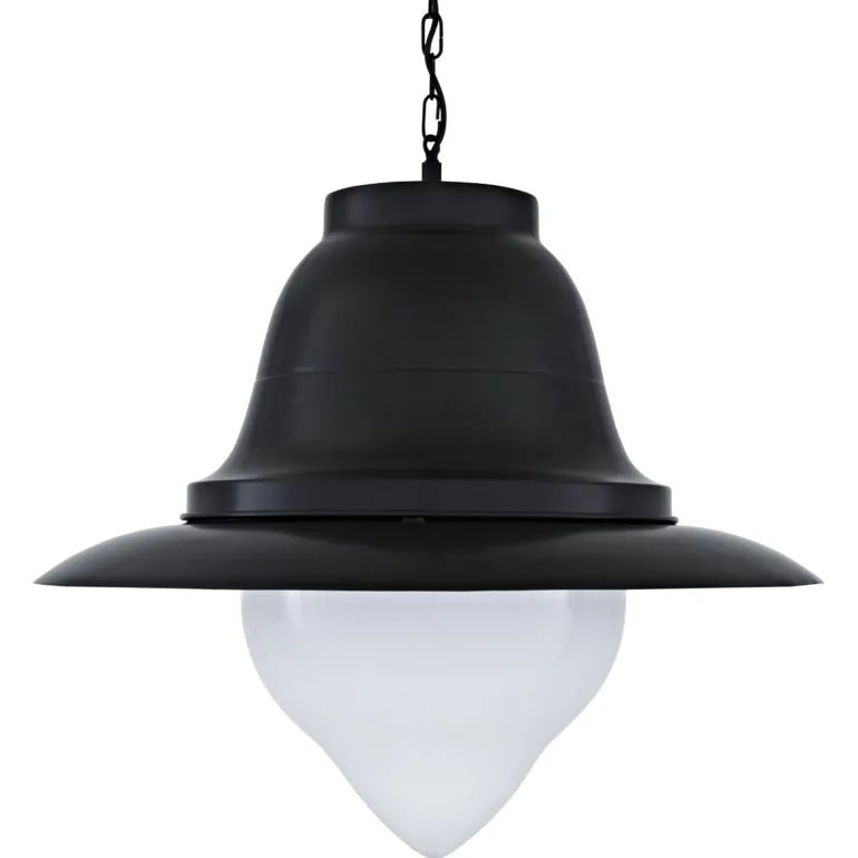 Große Irische Pendelleuchte mit Glaszylinder Galway Ø 74 cm
