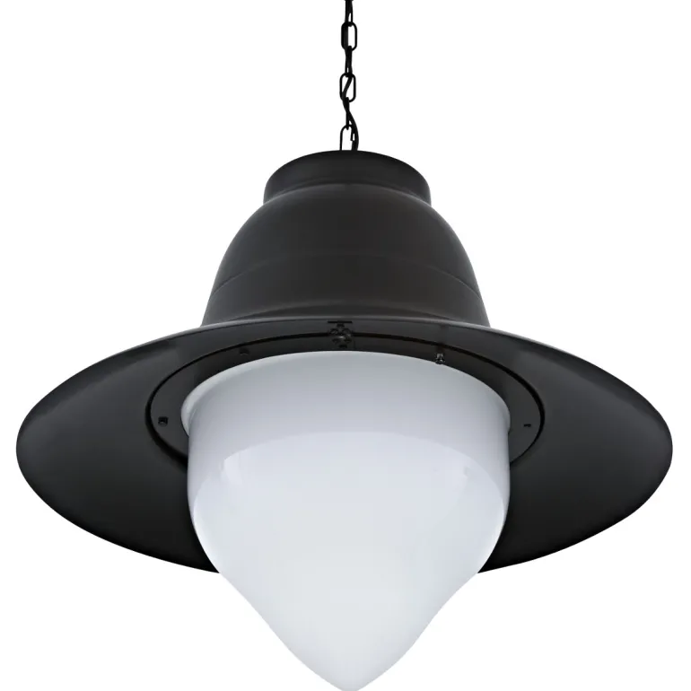 Große Irische Pendelleuchte mit Glaszylinder Galway Ø 74 cm
